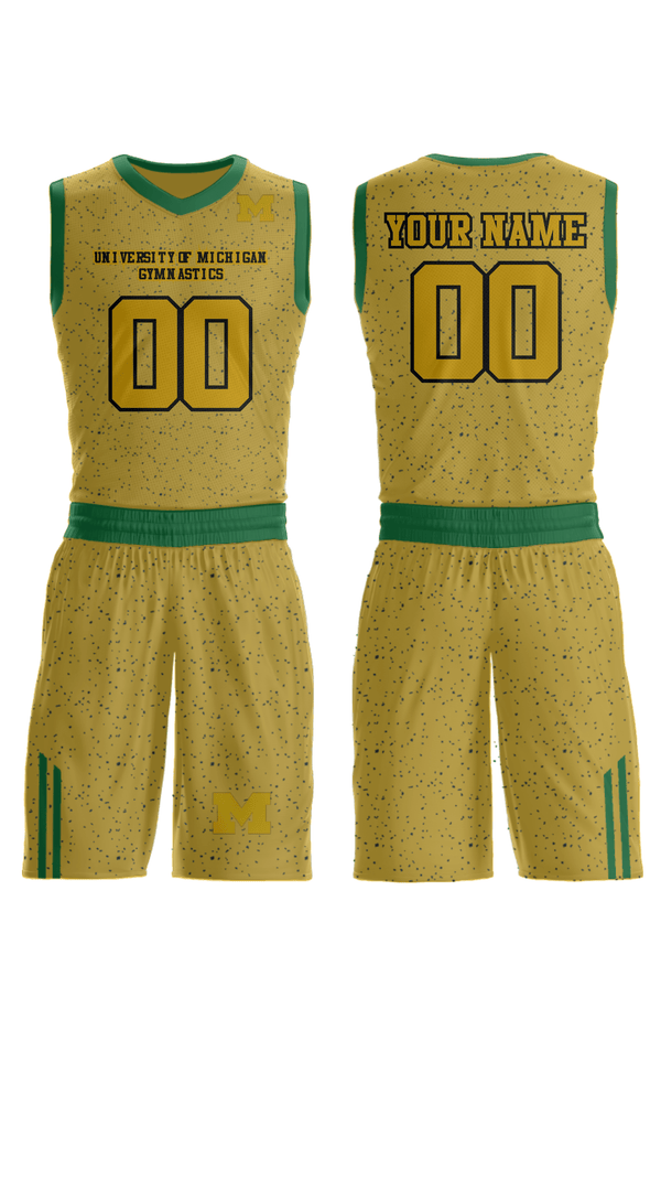 Womens Reversible Basketball Jersey, University of Michigan Gymnastics, Men's Basketball, Teamtime, Team time, sublimation, custom sports apparel, team uniforms, spirit wear, spiritwear, sports uniforms, custom shirts, team store, custom team store, fundraiser sports, apparel fundraiser