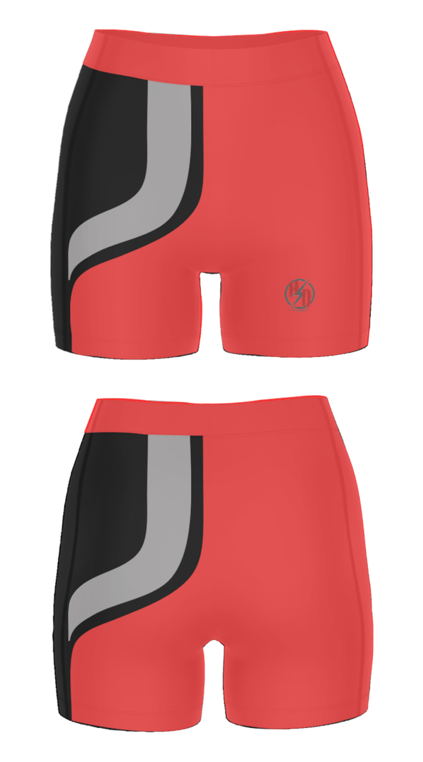Women's Compression Shorts, High Desert Electric, , Teamtime, Team time, sublimation, custom sports apparel, team uniforms, spirit wear, spiritwear, sports uniforms, custom shirts, team store, custom team store, fundraiser sports, apparel fundraiser