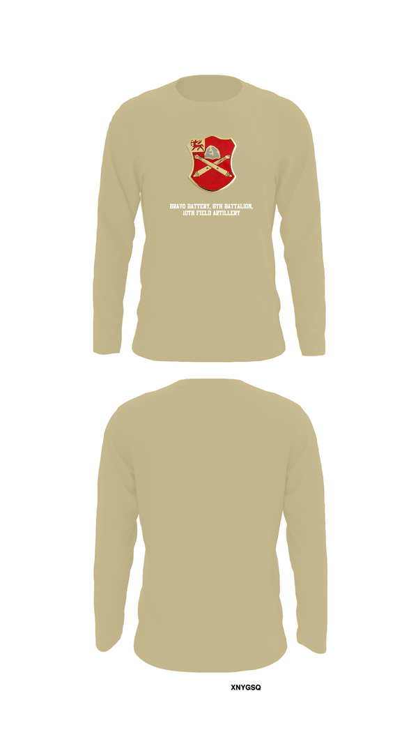 Long Sleeve Performance Shirt, Bravo Battery, 6th Battalion, 10th Field Artillery, , Teamtime, Team time, sublimation, custom sports apparel, team uniforms, spirit wear, spiritwear, sports uniforms, custom shirts, team store, custom team store, fundraiser sports, apparel fundraiser