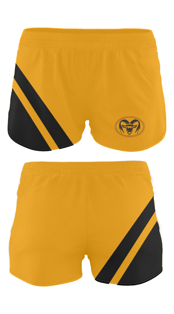 Track Shorts, Rockford High School Gymnastics, Spirit Store, Teamtime, Team time, sublimation, custom sports apparel, team uniforms, spirit wear, spiritwear, sports uniforms, custom shirts, team store, custom team store, fundraiser sports, apparel fundraiser