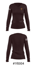 Fruitland High School 32022371 Women's Long Sleeve V-neck Shirt - 20