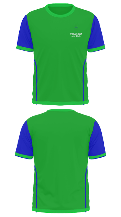 World green açaí bowl 42170125 Short Sleeve Performance Shirt - 24