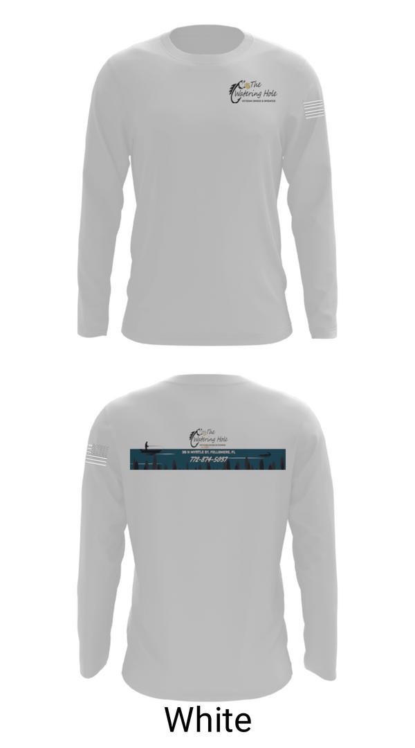 Long Sleeve Performance Shirt, The Watering Hole at FFHQ, , Teamtime, Team time, sublimation, custom sports apparel, team uniforms, spirit wear, spiritwear, sports uniforms, custom shirts, team store, custom team store, fundraiser sports, apparel fundraiser