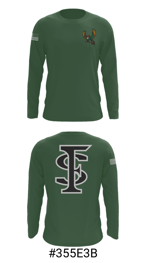 Long Sleeve Performance Shirt, Lawrence Free State High School Gymnastics, Spirit Store, Teamtime, Team time, sublimation, custom sports apparel, team uniforms, spirit wear, spiritwear, sports uniforms, custom shirts, team store, custom team store, fundraiser sports, apparel fundraiser