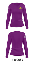Webster City High School Basketball 32983677 Women's Long Sleeve V-neck Shirt - 20