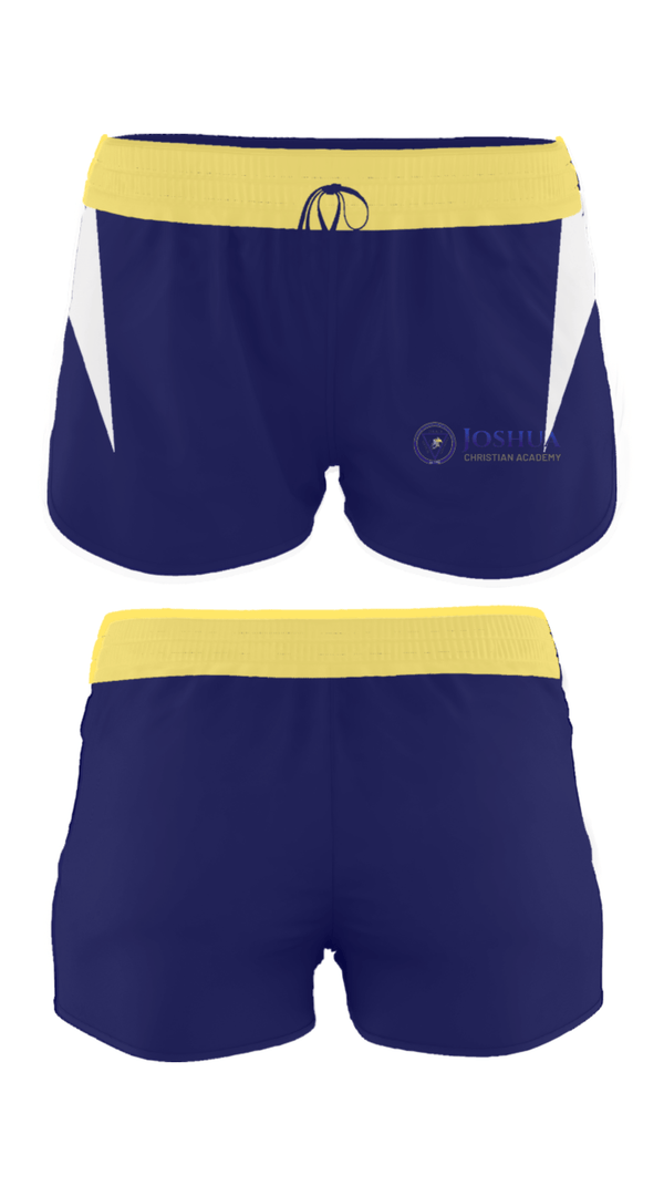 Women's Shorts, Joshua Christian Academy, Track & Field, Teamtime, Team time, sublimation, custom sports apparel, team uniforms, spirit wear, spiritwear, sports uniforms, custom shirts, team store, custom team store, fundraiser sports, apparel fundraiser