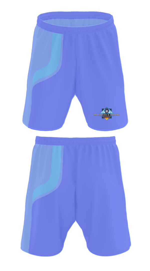Athletic Shorts With Pockets, HN Heating & Cooling, , Teamtime, Team time, sublimation, custom sports apparel, team uniforms, spirit wear, spiritwear, sports uniforms, custom shirts, team store, custom team store, fundraiser sports, apparel fundraiser