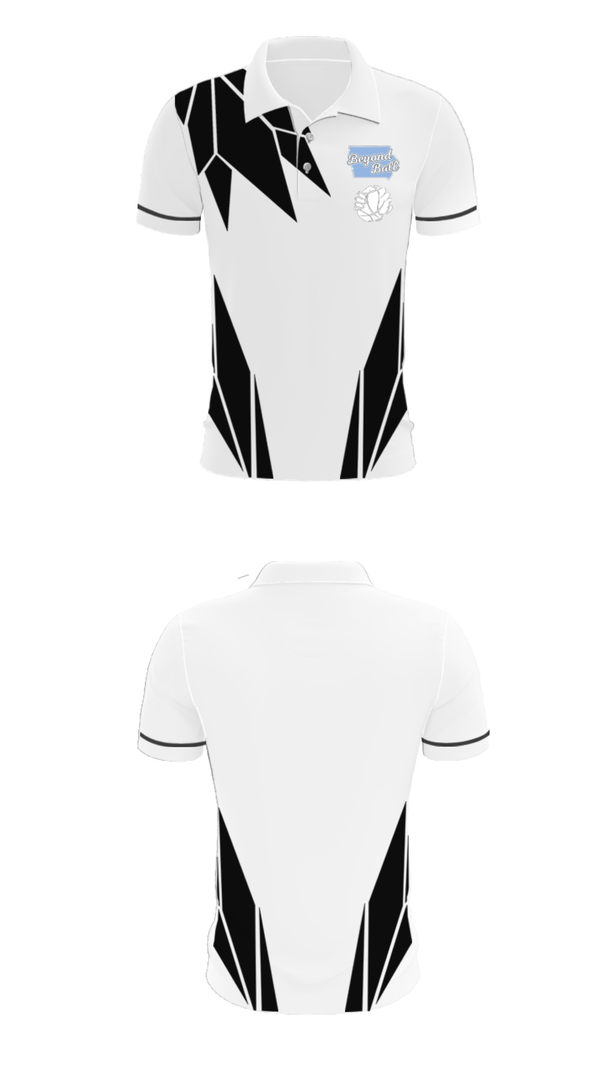 Short Sleeve Performance Polo, Beyond Ball-Basketball, Men's Basketball, Teamtime, Team time, sublimation, custom sports apparel, team uniforms, spirit wear, spiritwear, sports uniforms, custom shirts, team store, custom team store, fundraiser sports, apparel fundraiser