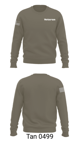 Crew Neck Sweatshirt, Veteran, Navy, Teamtime, Team time, sublimation, custom sports apparel, team uniforms, spirit wear, spiritwear, sports uniforms, custom shirts, team store, custom team store, fundraiser sports, apparel fundraiser