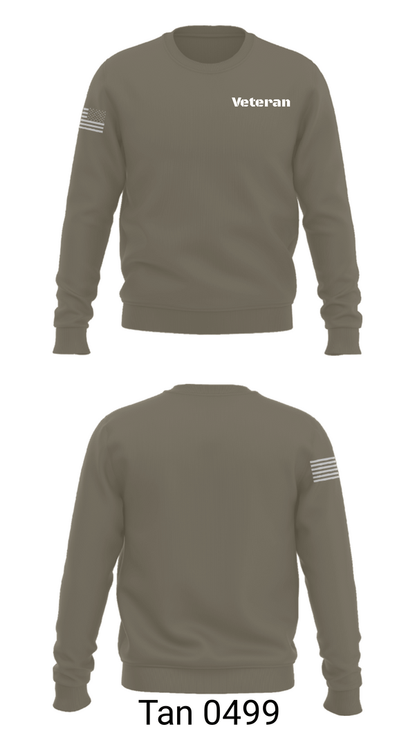 Crew Neck Sweatshirt, Veteran, Navy, Teamtime, Team time, sublimation, custom sports apparel, team uniforms, spirit wear, spiritwear, sports uniforms, custom shirts, team store, custom team store, fundraiser sports, apparel fundraiser