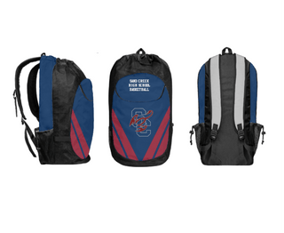 Gear Bag, Sand Creek High School Basketball, Men's Basketball, Teamtime, Team time, sublimation, custom sports apparel, team uniforms, spirit wear, spiritwear, sports uniforms, custom shirts, team store, custom team store, fundraiser sports, apparel fundraiser