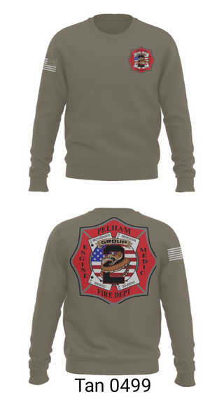 Crew Neck Sweatshirt, Group 2, Fire Department, Teamtime, Team time, sublimation, custom sports apparel, team uniforms, spirit wear, spiritwear, sports uniforms, custom shirts, team store, custom team store, fundraiser sports, apparel fundraiser