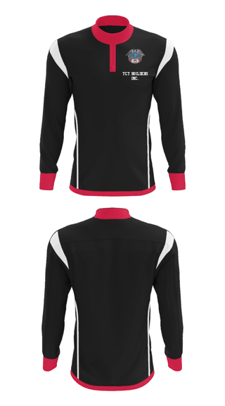 Quarter Zip Jacket, TCT Builders Inc., , Teamtime, Team time, sublimation, custom sports apparel, team uniforms, spirit wear, spiritwear, sports uniforms, custom shirts, team store, custom team store, fundraiser sports, apparel fundraiser