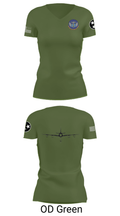 134 Operations Support Squadron 6553246 Women's Short Sleeve V-neck Shirt - 28