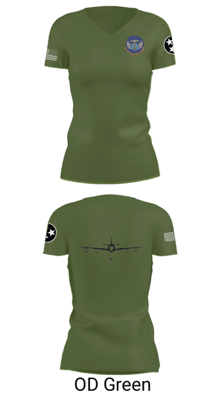 Women's Short Sleeve Vneck Shirt, 134 Operations Support Squadron, Air Force, Teamtime, Team time, sublimation, custom sports apparel, team uniforms, spirit wear, spiritwear, sports uniforms, custom shirts, team store, custom team store, fundraiser sports, apparel fundraiser