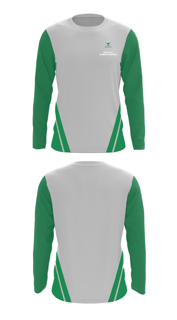 Long Sleeve Performance Shirt, Stonewall ElementarySchool, Spirit Store, Teamtime, Team time, sublimation, custom sports apparel, team uniforms, spirit wear, spiritwear, sports uniforms, custom shirts, team store, custom team store, fundraiser sports, apparel fundraiser