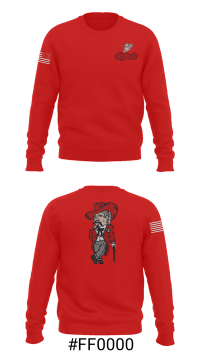 Highland Middle School 87917777 Crew Neck Sweatshirt - 16