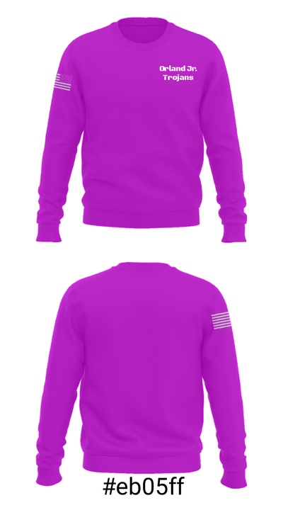 Orland Jr. Trojans 70429402 Crew Neck Sweatshirt - 16