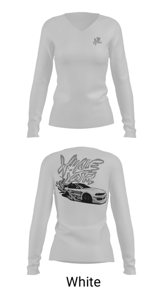 Women's Long Sleeve Vneck Shirt, Whole Lotta, , Teamtime, Team time, sublimation, custom sports apparel, team uniforms, spirit wear, spiritwear, sports uniforms, custom shirts, team store, custom team store, fundraiser sports, apparel fundraiser