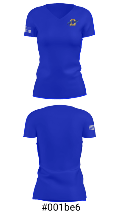 Onekama High School 20323889 Women's Short Sleeve V-neck Shirt - 21