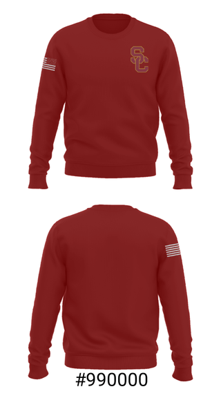 Crew Neck Sweatshirt, University Of Southern California Diving, Spirit Store, Teamtime, Team time, sublimation, custom sports apparel, team uniforms, spirit wear, spiritwear, sports uniforms, custom shirts, team store, custom team store, fundraiser sports, apparel fundraiser