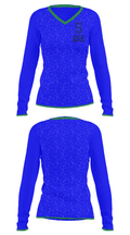 Stratford High School Basketball 5766122 Women's Long Sleeve V-neck Shirt - 34
