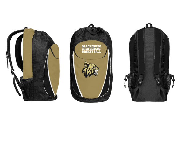 Gear Bag, Blacksburg High School Basketball, Women's Basketball, Teamtime, Team time, sublimation, custom sports apparel, team uniforms, spirit wear, spiritwear, sports uniforms, custom shirts, team store, custom team store, fundraiser sports, apparel fundraiser