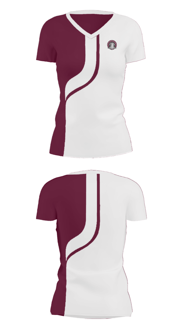 Women's Short Sleeve Vneck Shirt, Perry Elementary School, Spirit Store, Teamtime, Team time, sublimation, custom sports apparel, team uniforms, spirit wear, spiritwear, sports uniforms, custom shirts, team store, custom team store, fundraiser sports, apparel fundraiser