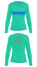 Rivera's Construction 31728609 Women's Long Sleeve V-neck Shirt - 24