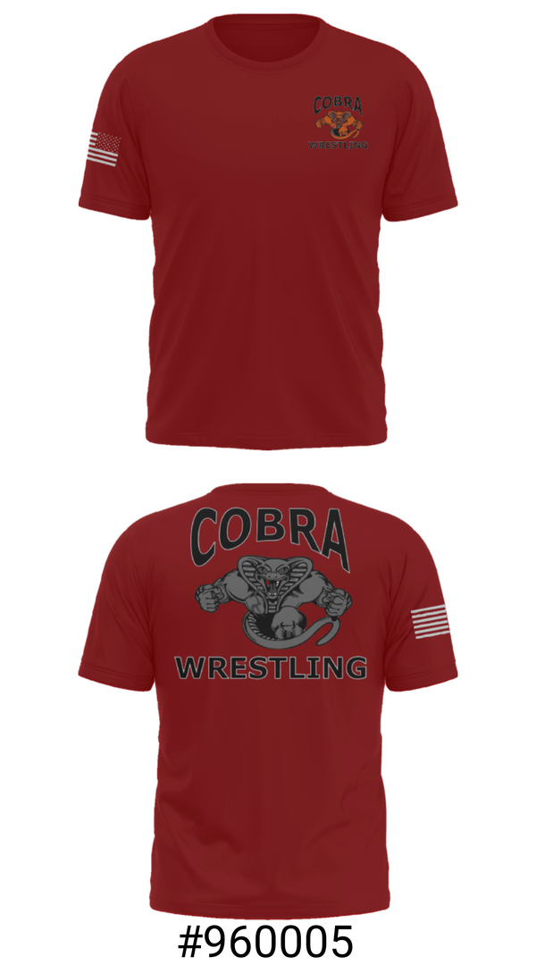 Short Sleeve Performance Shirt, Cobra Wrestling Club, Wrestling, Teamtime, Team time, sublimation, custom sports apparel, team uniforms, spirit wear, spiritwear, sports uniforms, custom shirts, team store, custom team store, fundraiser sports, apparel fundraiser