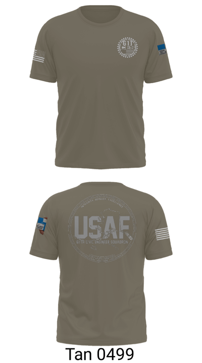 611 CES 65338274 Short Sleeve Performance Shirt - 38
