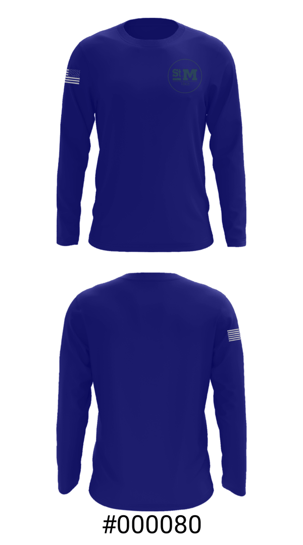 Long Sleeve Performance Shirt, St Mary's High School Swimming, Swimming, Teamtime, Team time, sublimation, custom sports apparel, team uniforms, spirit wear, spiritwear, sports uniforms, custom shirts, team store, custom team store, fundraiser sports, apparel fundraiser