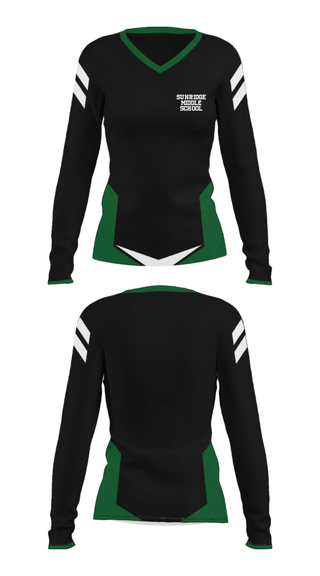 Women's Long Sleeve Vneck Shirt, Sunridge Middle School, Spirit Store, Teamtime, Team time, sublimation, custom sports apparel, team uniforms, spirit wear, spiritwear, sports uniforms, custom shirts, team store, custom team store, fundraiser sports, apparel fundraiser