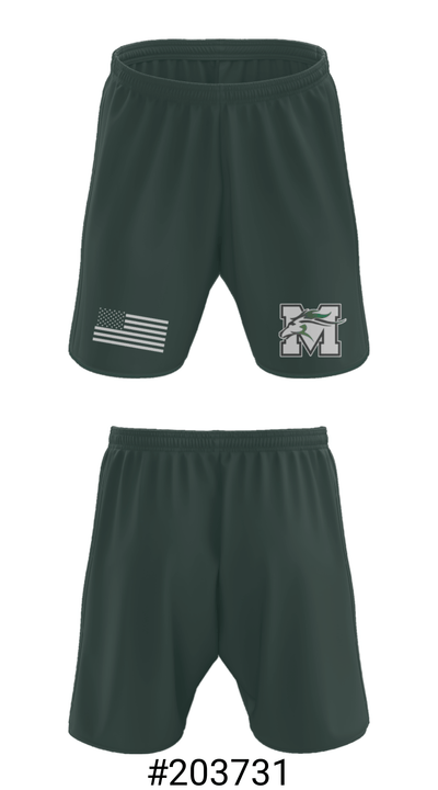 Marcellus Senior High School Basketball 87934930 Athletic Shorts With Pockets - 15