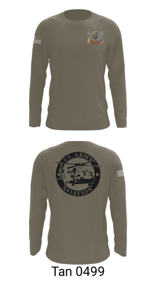 Long Sleeve Performance Shirt, A Co 1-13 AVN REGT, Army, Teamtime, Team time, sublimation, custom sports apparel, team uniforms, spirit wear, spiritwear, sports uniforms, custom shirts, team store, custom team store, fundraiser sports, apparel fundraiser