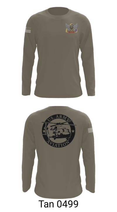 A Co 1-13 AVN REGT 59658620 Long Sleeve Performance Shirt - 35