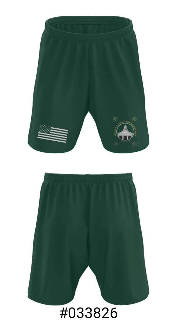 Athletic Shorts With Pockets, Hamilton Middle School, Spirit Store, Teamtime, Team time, sublimation, custom sports apparel, team uniforms, spirit wear, spiritwear, sports uniforms, custom shirts, team store, custom team store, fundraiser sports, apparel fundraiser