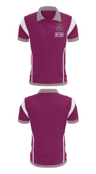 Short Sleeve Performance Polo, Watervliet Junior-Senior High School, Spirit Store, Teamtime, Team time, sublimation, custom sports apparel, team uniforms, spirit wear, spiritwear, sports uniforms, custom shirts, team store, custom team store, fundraiser sports, apparel fundraiser