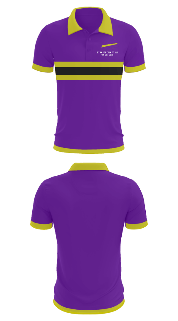 Short Sleeve Performance Polo, Stanley County Aau Wrestling, Wrestling, Teamtime, Team time, sublimation, custom sports apparel, team uniforms, spirit wear, spiritwear, sports uniforms, custom shirts, team store, custom team store, fundraiser sports, apparel fundraiser
