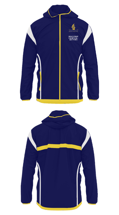 Lenape Valley Basketball - Lightning 25899195 Windbreaker - 24