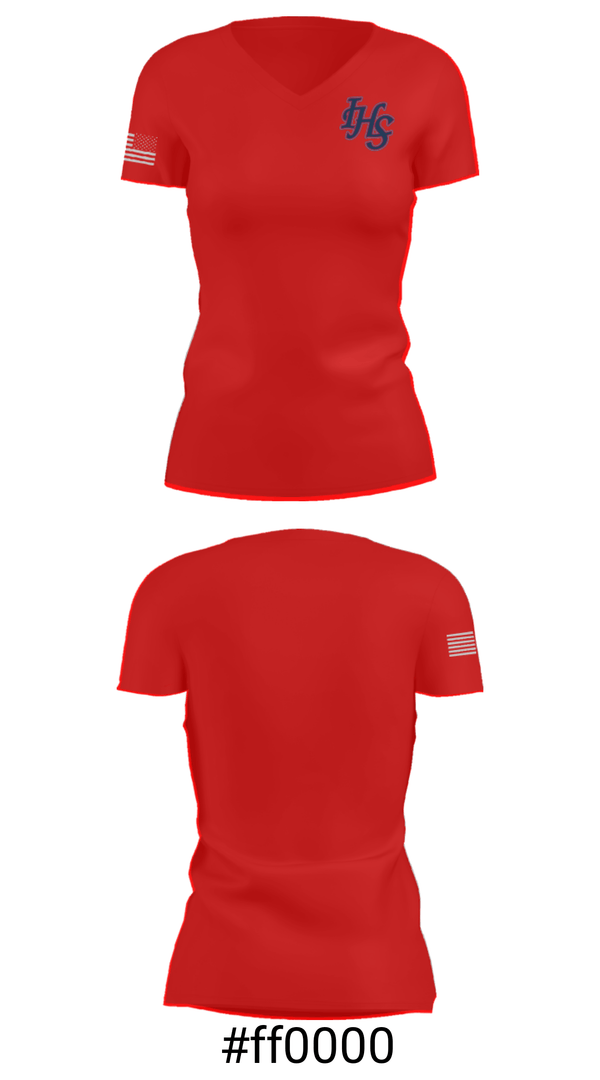Women's Short Sleeve Vneck Shirt, Independence High School Basketball, Women's Basketball, Teamtime, Team time, sublimation, custom sports apparel, team uniforms, spirit wear, spiritwear, sports uniforms, custom shirts, team store, custom team store, fundraiser sports, apparel fundraiser