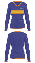 Horizon Science Academy Belmont 38865608 Women's Long Sleeve V-neck Shirt - 24