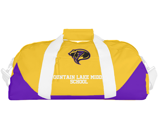 Duffle Bag, Fountain Lake Middle School, Spirit Store, Teamtime, Team time, sublimation, custom sports apparel, team uniforms, spirit wear, spiritwear, sports uniforms, custom shirts, team store, custom team store, fundraiser sports, apparel fundraiser