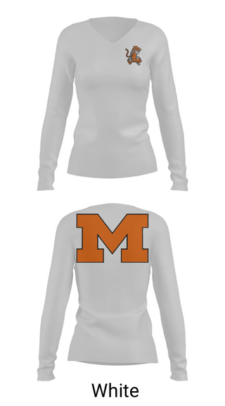 Women's Long Sleeve Vneck Shirt, Washington High School Wrestling, Wrestling, Teamtime, Team time, sublimation, custom sports apparel, team uniforms, spirit wear, spiritwear, sports uniforms, custom shirts, team store, custom team store, fundraiser sports, apparel fundraiser