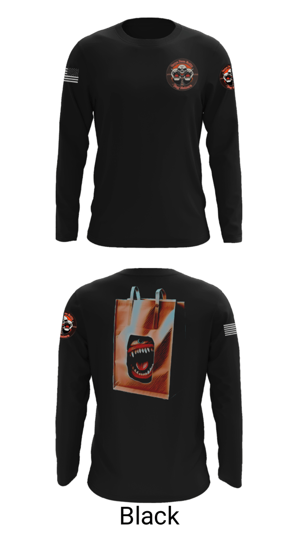 Long Sleeve Performance Shirt, The A.Z. Bag Eaters, Football, Teamtime, Team time, sublimation, custom sports apparel, team uniforms, spirit wear, spiritwear, sports uniforms, custom shirts, team store, custom team store, fundraiser sports, apparel fundraiser