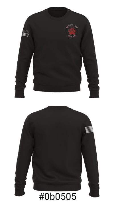 West Oso High School 66849421 Crew Neck Sweatshirt - 16