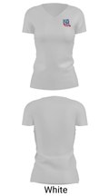 Kent-Meridian High School Basketball 68788503 Women's Short Sleeve V-neck Shirt - 7