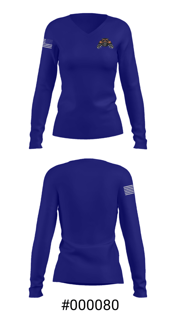 Women's Long Sleeve Vneck Shirt, North Stafford High School Basketball, Women's Basketball, Teamtime, Team time, sublimation, custom sports apparel, team uniforms, spirit wear, spiritwear, sports uniforms, custom shirts, team store, custom team store, fundraiser sports, apparel fundraiser