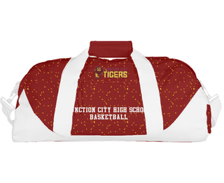 Duffle Bag, Junction City High School Basketball, Men's Basketball, Teamtime, Team time, sublimation, custom sports apparel, team uniforms, spirit wear, spiritwear, sports uniforms, custom shirts, team store, custom team store, fundraiser sports, apparel fundraiser