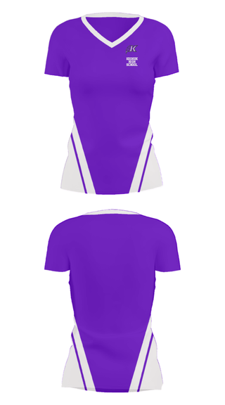 Women's Short Sleeve Vneck Shirt, Keokuk High School, Spirit Store, Teamtime, Team time, sublimation, custom sports apparel, team uniforms, spirit wear, spiritwear, sports uniforms, custom shirts, team store, custom team store, fundraiser sports, apparel fundraiser